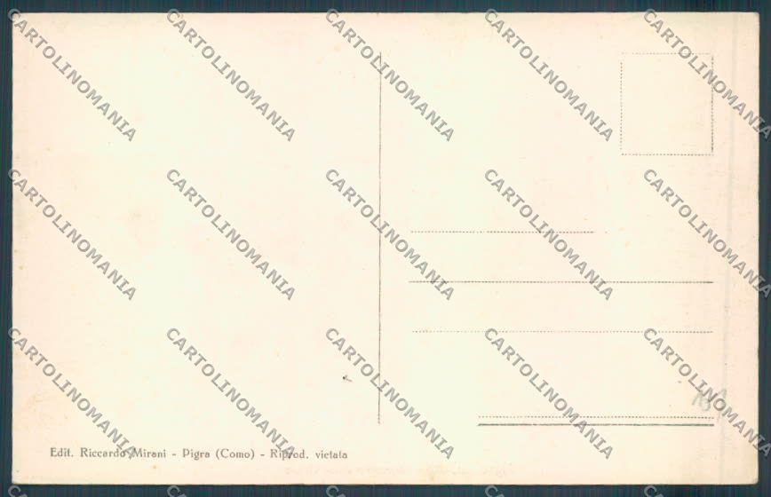 Como Pigra cartolina LQ3389 – retro