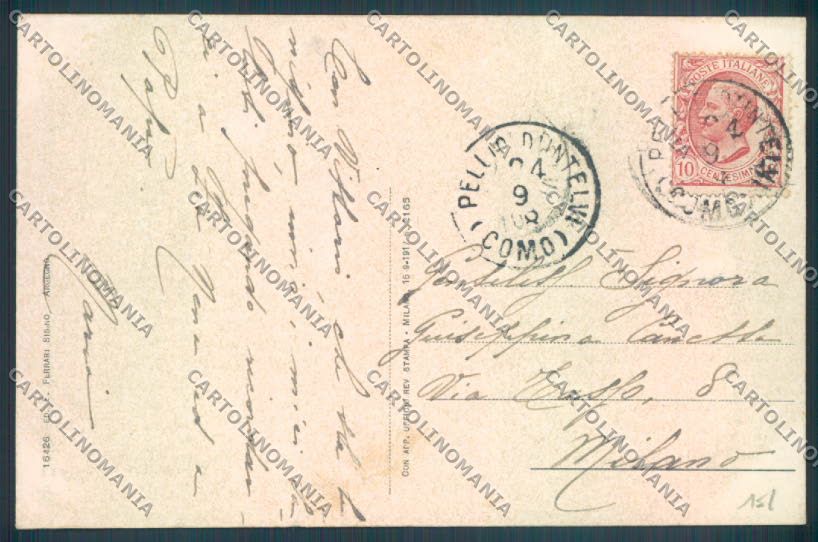 Como Ramponio cartolina LQ3398 – retro
