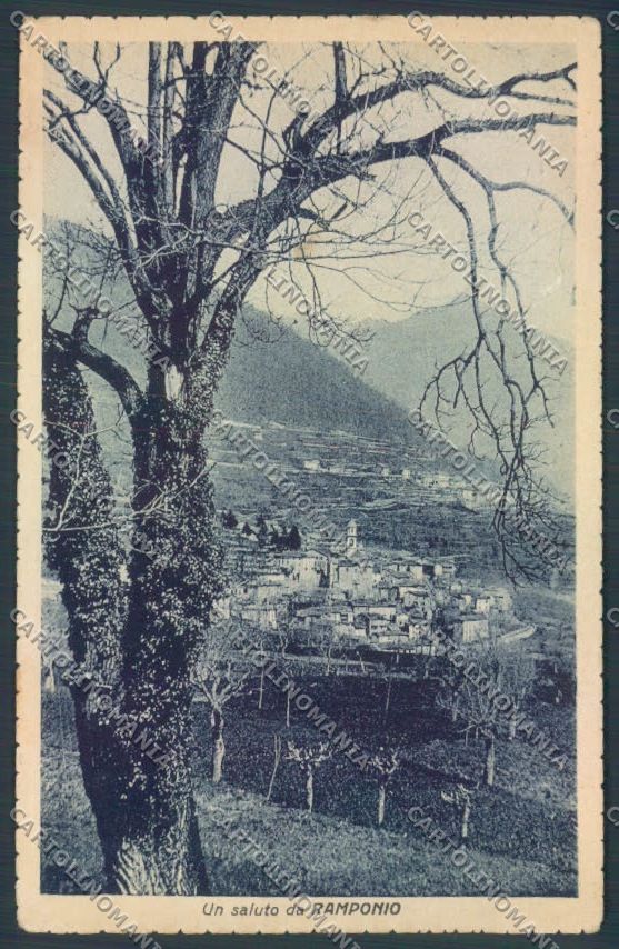 Como Ramponio PIEGHINE cartolina LQ3405 – fronte