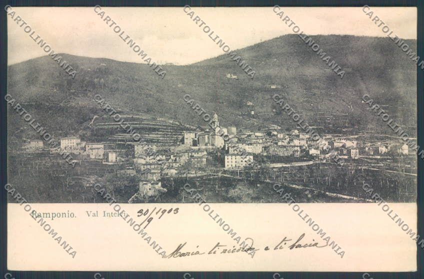 Como Ramponio PIEGHINA cartolina LQ3411 – fronte