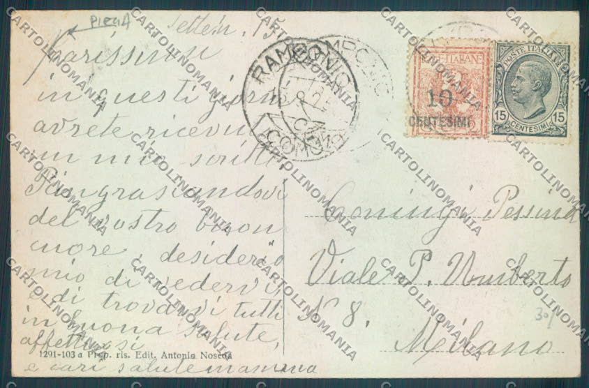 Como Claino PIEGA cartolina LQ3425 – retro