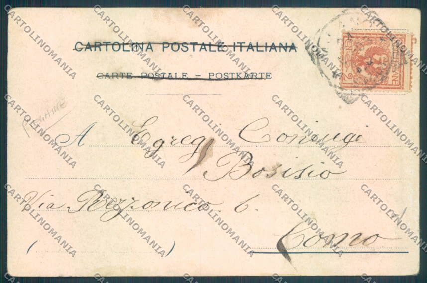 Como Laino PIEGHINE cartolina LQ3436 – retro