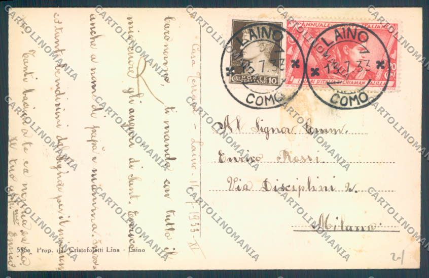 Como Laino cartolina LQ3439 – retro