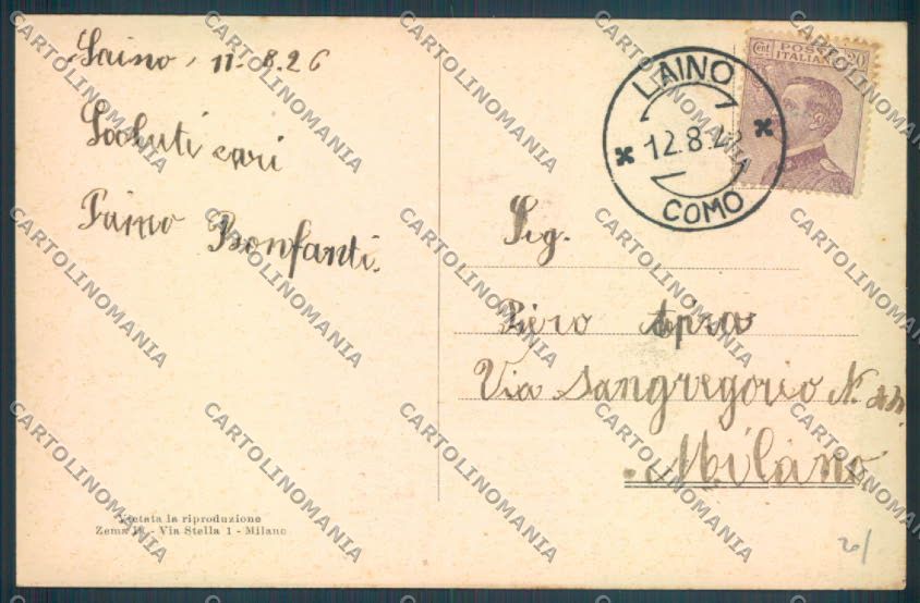Como Laino cartolina LQ3443 – retro
