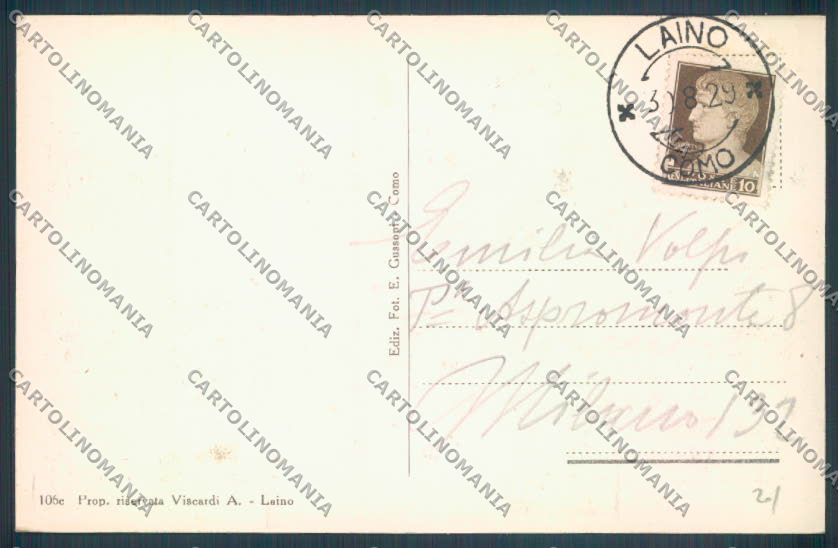 Como Laino cartolina LQ3454 – retro