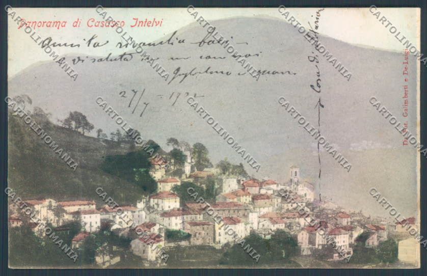 Como Casasco d'Intelvi cartolina LQ3456 – fronte