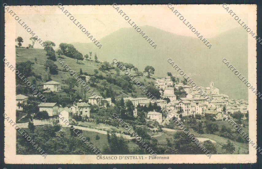 Como Casasco d'Intelvi PIEGA cartolina LQ3468 – fronte