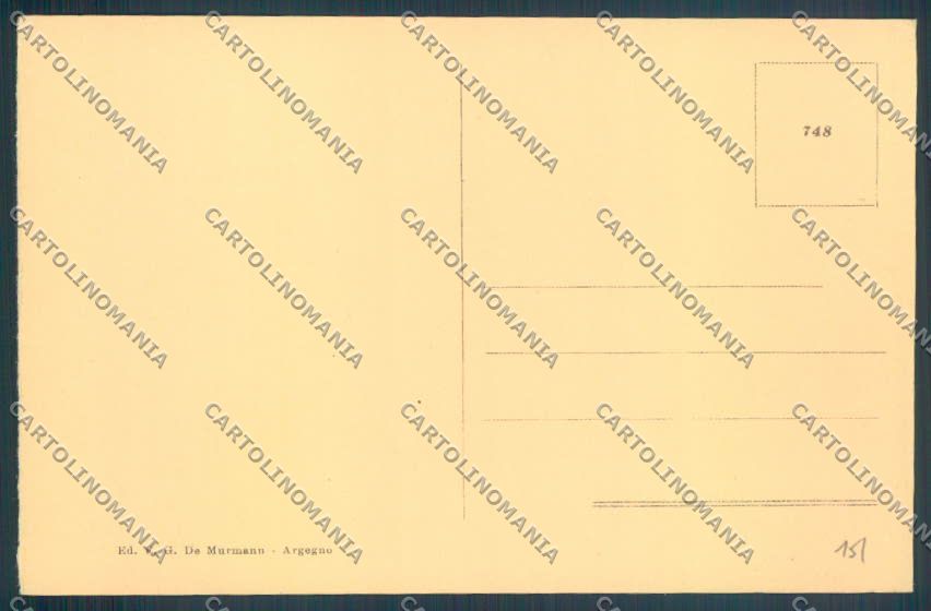 Como Casasco d'Intelvi Saluti da cartolina LQ3470 – retro