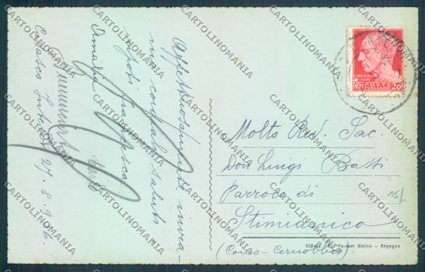Como Casasco d'Intelvi cartolina LQ3471 – retro