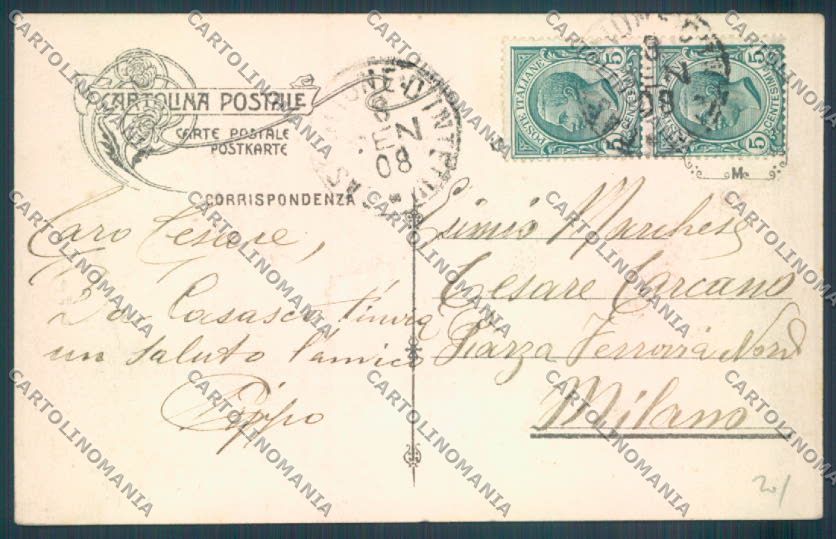 Como Casasco d'Intelvi cartolina LQ3475 – retro