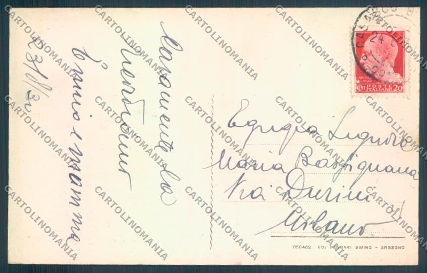 Como Casasco d'Intelvi cartolina LQ3477 – retro