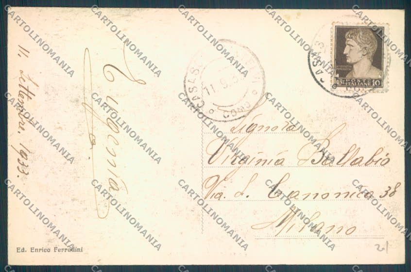 Como Casasco d'Intelvi cartolina LQ3481 – retro