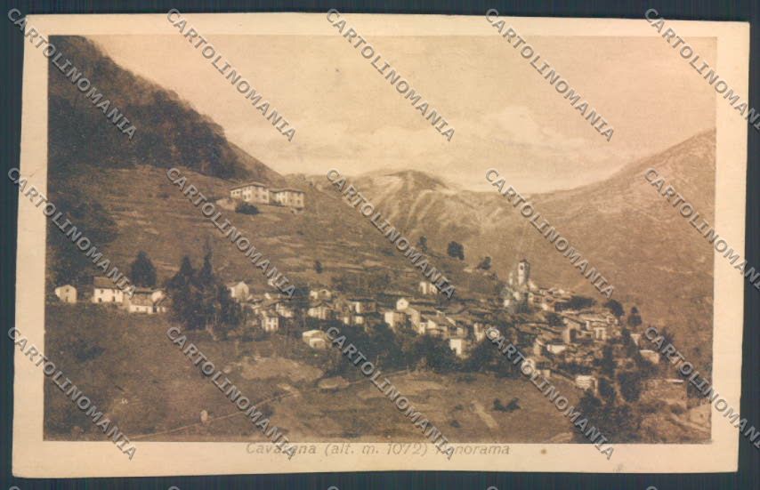 Como Carvagna cartolina LQ3491 – fronte