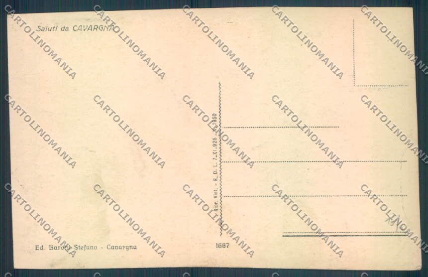 Como Carvagna cartolina LQ3491 – retro