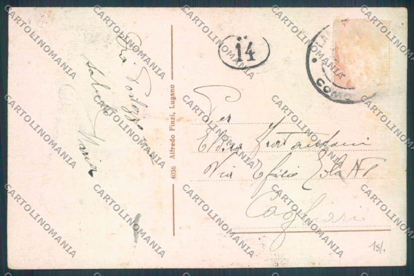 Como Porlezza Collegio Arcivescovile cartolina LQ3521 – retro
