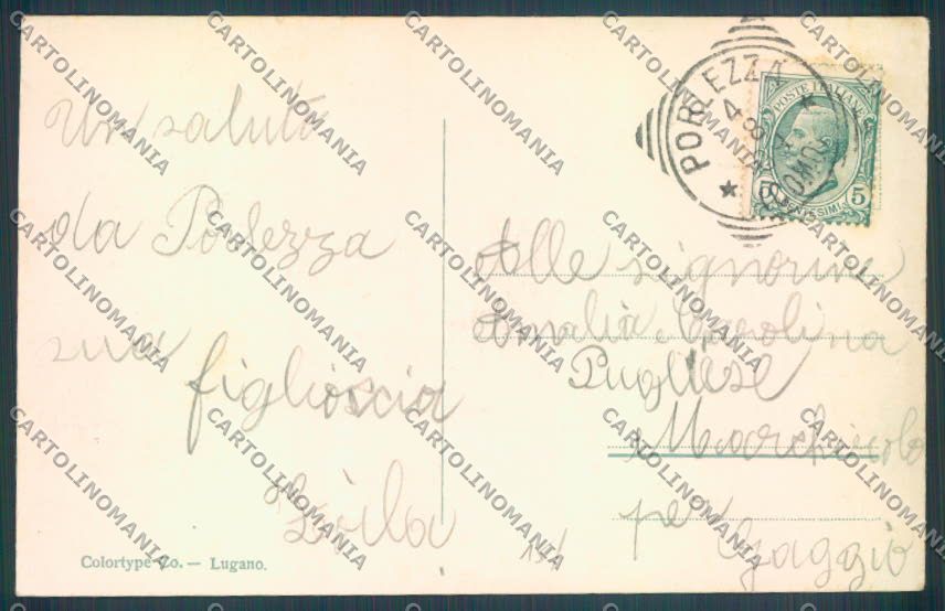 Como Porlezza cartolina LQ3523 – retro