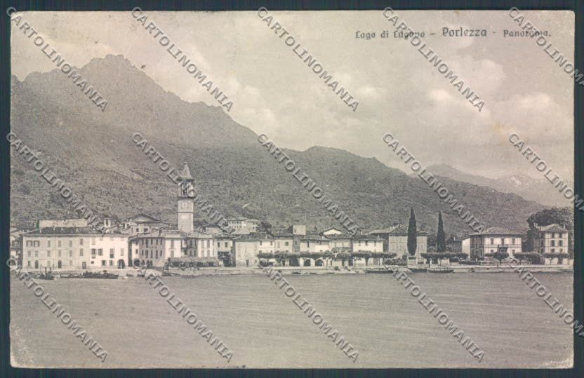 Como Porlezza cartolina LQ3525 – fronte