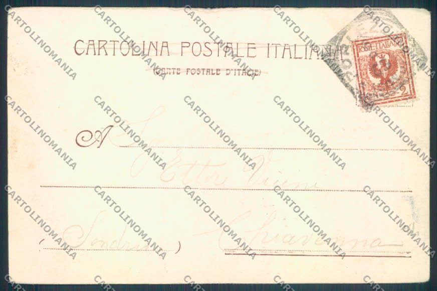 Como Porlezza Barca cartolina LQ3531 – retro