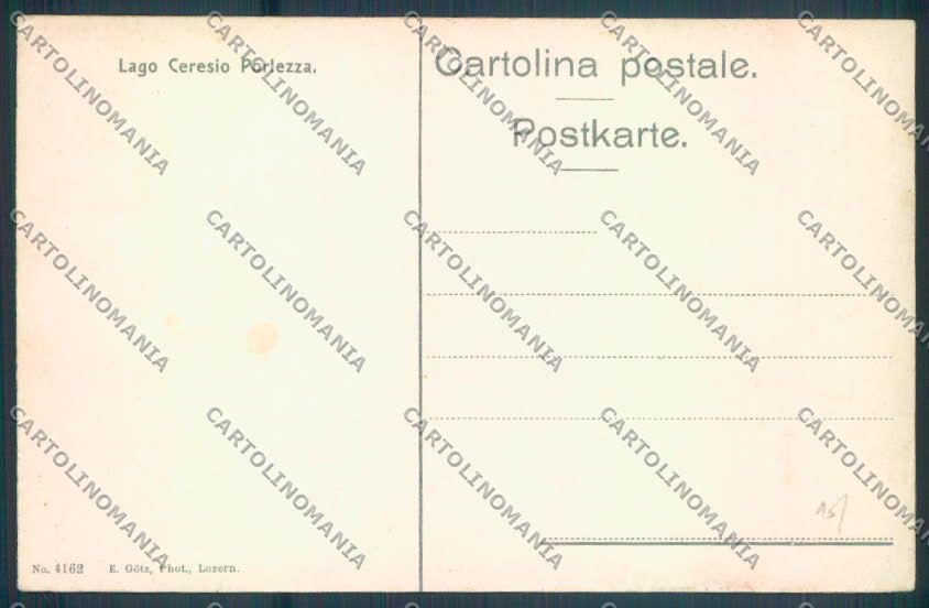 Como Porlezza cartolina LQ3536 – retro