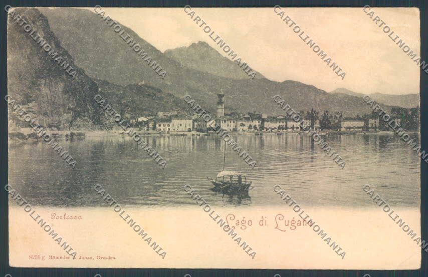 Como Porlezza PIEGHINA cartolina LQ3540 – fronte