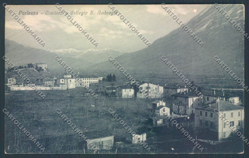 Como Porlezza cartolina LQ3547 – fronte