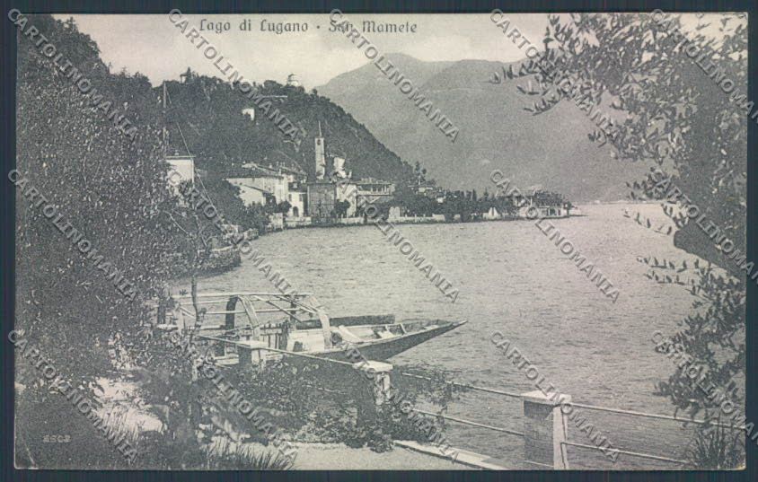 Como San Mamete Barca cartolina LQ3558 – fronte