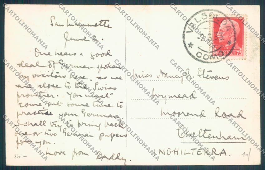 Como San Mamete Barca cartolina LQ3558 – retro