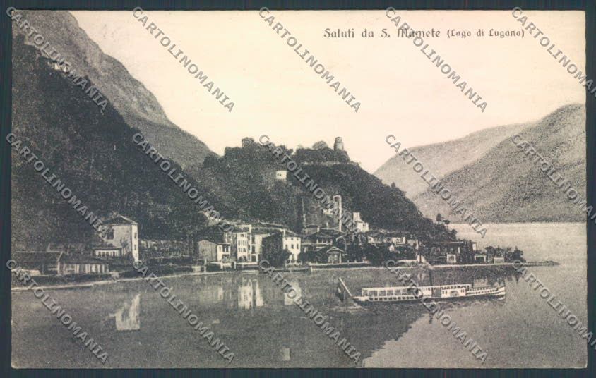 Como San Mamete Saluti da Battello cartolina LQ3560 – fronte