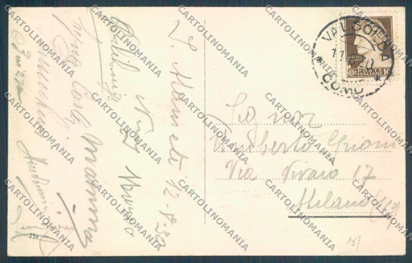 Como San Mamete Saluti da Battello cartolina LQ3560 – retro