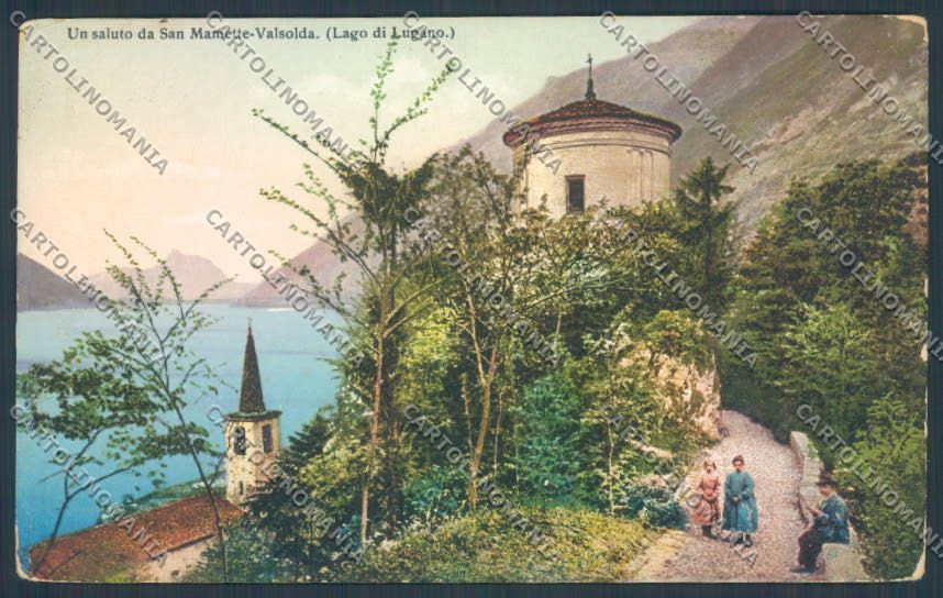 Como San Mamete Saluti da cartolina LQ3562 – fronte