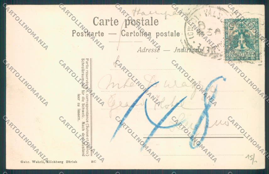 Como San Mamete cartolina LQ3563 – retro