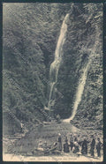 Como Osteno Cascata Barca cartolina LQ3576 – fronte