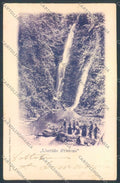 Como Osteno Cascata Barca cartolina LQ3582 – fronte
