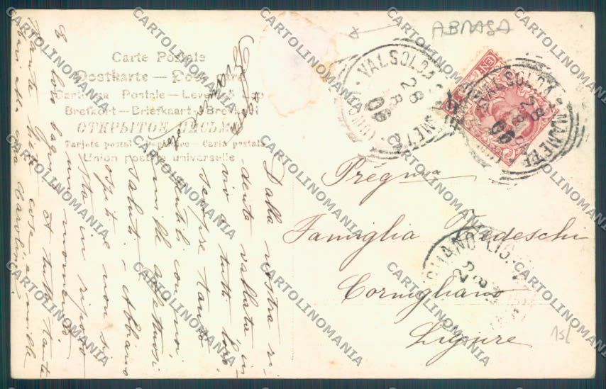 Como Valsolda Loggio ABRASA Foto cartolina LQ3598 – retro