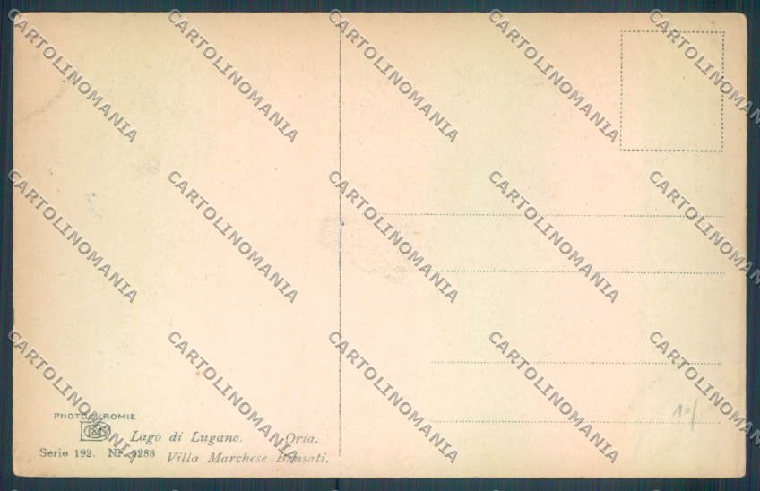 Como Valsolda Oria cartolina LQ3608 – retro