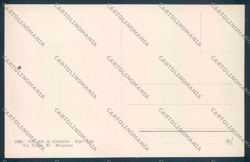 Bergamo Città cartolina LQ3681 – retro