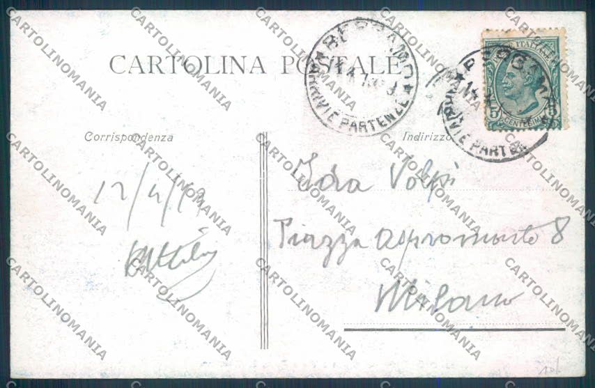 Bergamo Città cartolina LQ3772 – retro