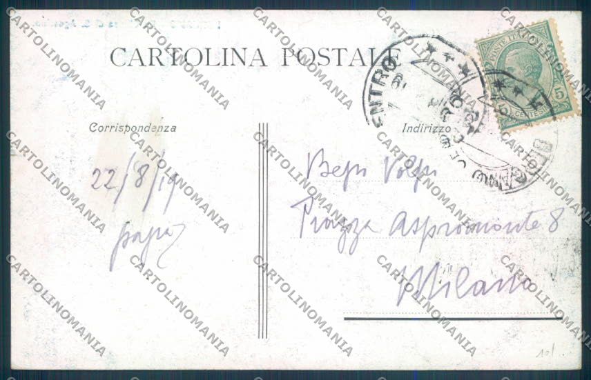 Bergamo Città cartolina LQ3804 – retro