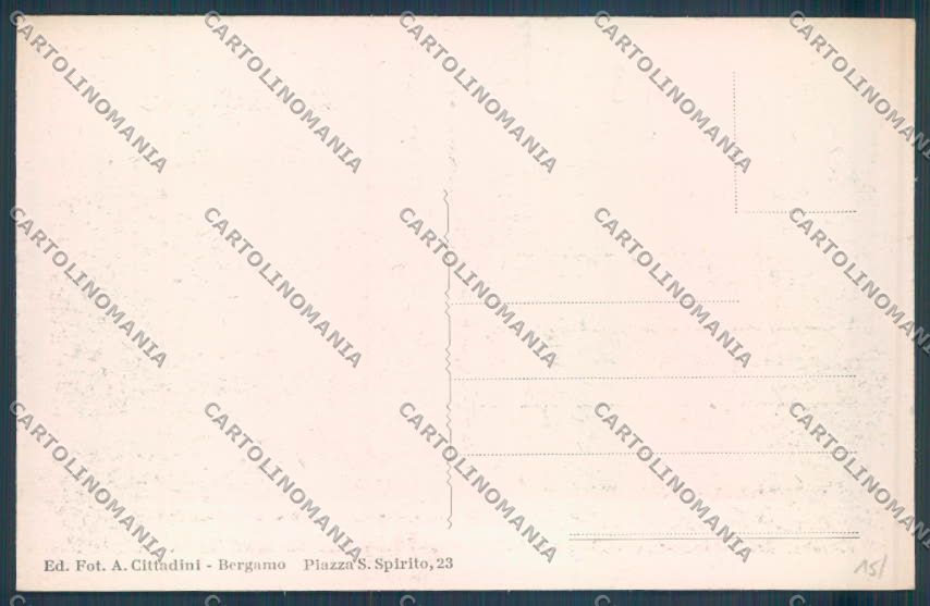 Bergamo Città cartolina LQ3854 – retro