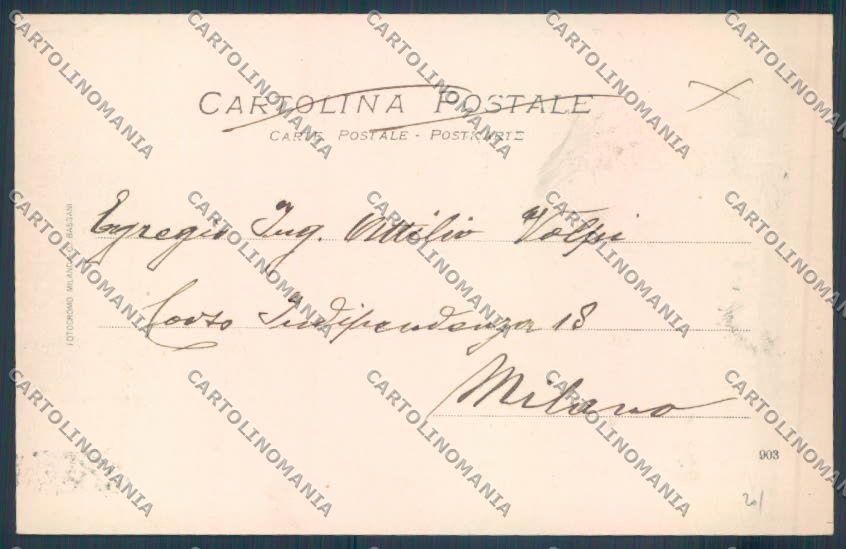 Bergamo Città Teatro Donizetti cartolina LQ3939 – retro