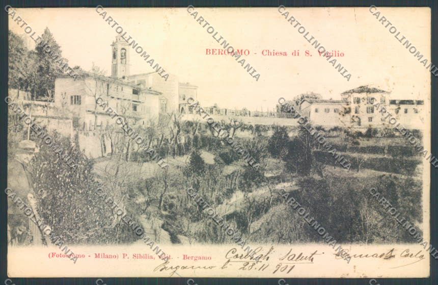 Bergamo Città cartolina LQ4067 – fronte
