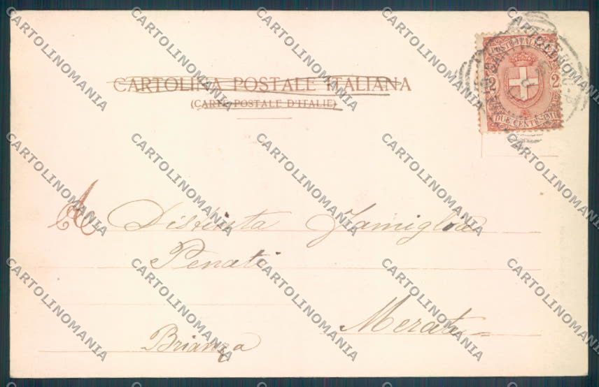 Bergamo San Giovanni Bianco cartolina LQ4095 – retro