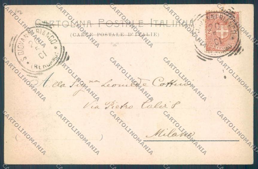 Bergamo San Giovanni Bianco Saluti da cartolina LQ4099 – retro