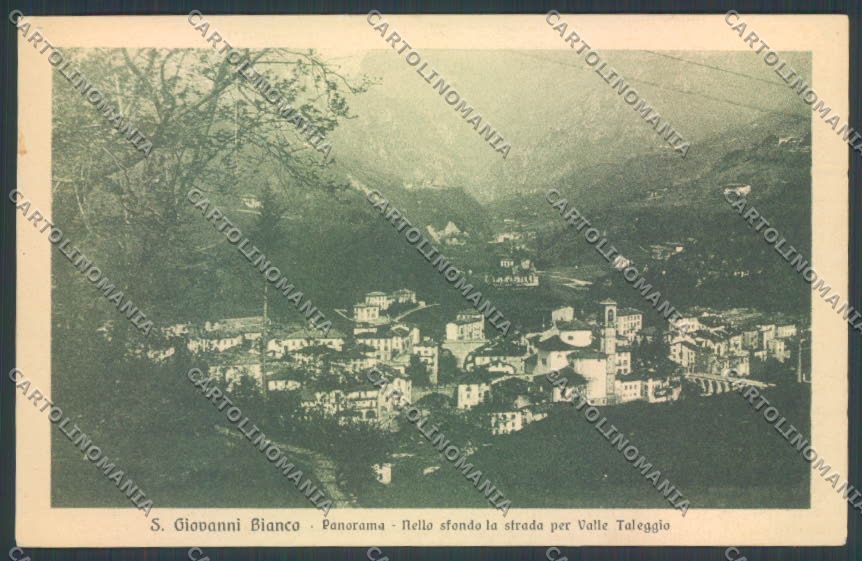Bergamo San Giovanni Bianco cartolina LQ4101 – fronte