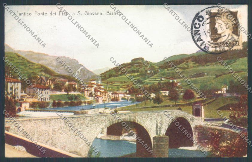 Bergamo San Giovanni Bianco cartolina LQ4102 – fronte