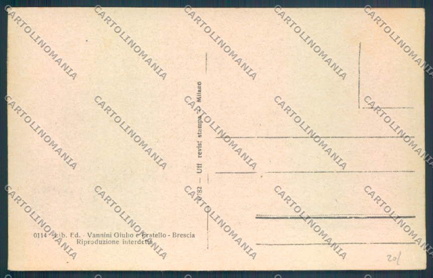 Bergamo San Giovanni Bianco PIEGATA cartolina LQ4104 – retro