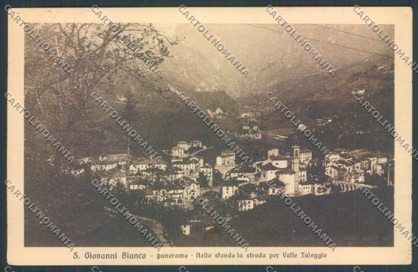 Bergamo San Giovanni Bianco cartolina LQ4106 – fronte