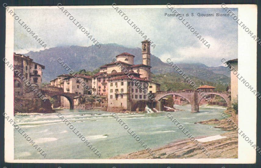 Bergamo San Giovanni Bianco cartolina LQ4108 – fronte