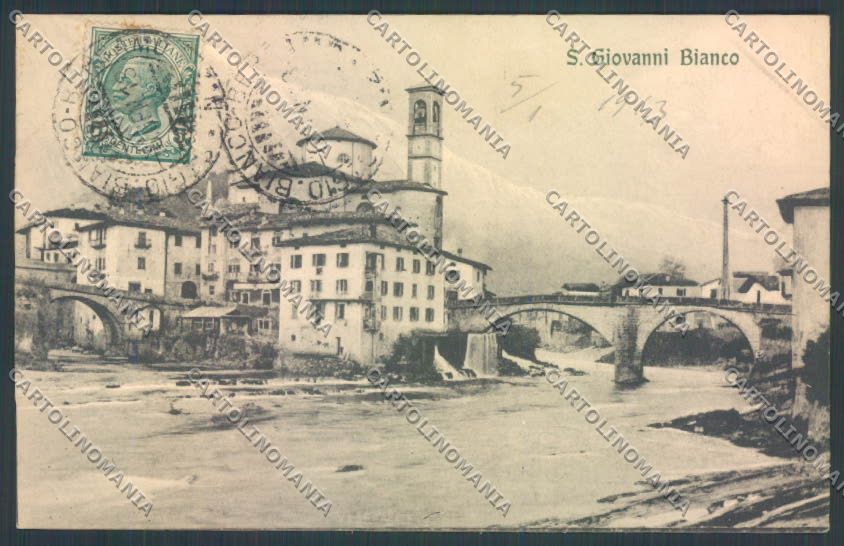Bergamo San Giovanni Bianco cartolina LQ4114 – fronte