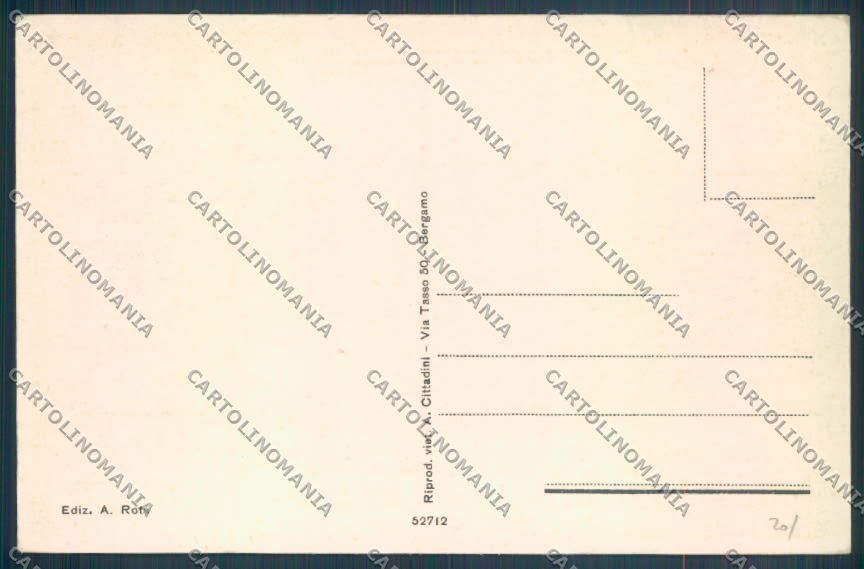 Bergamo Albino cartolina LQ4146 – retro